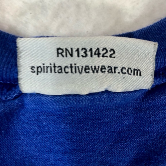 Spirit Jersey America Est 1776 Shirt Adult Small Red White Blue Long Sleeve - Picture 3 of 8